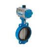 Butterfly valve Type: 6724ED Ductile cast iron/Aluminum bronze Pneumatic operated Double acting Wafer type
